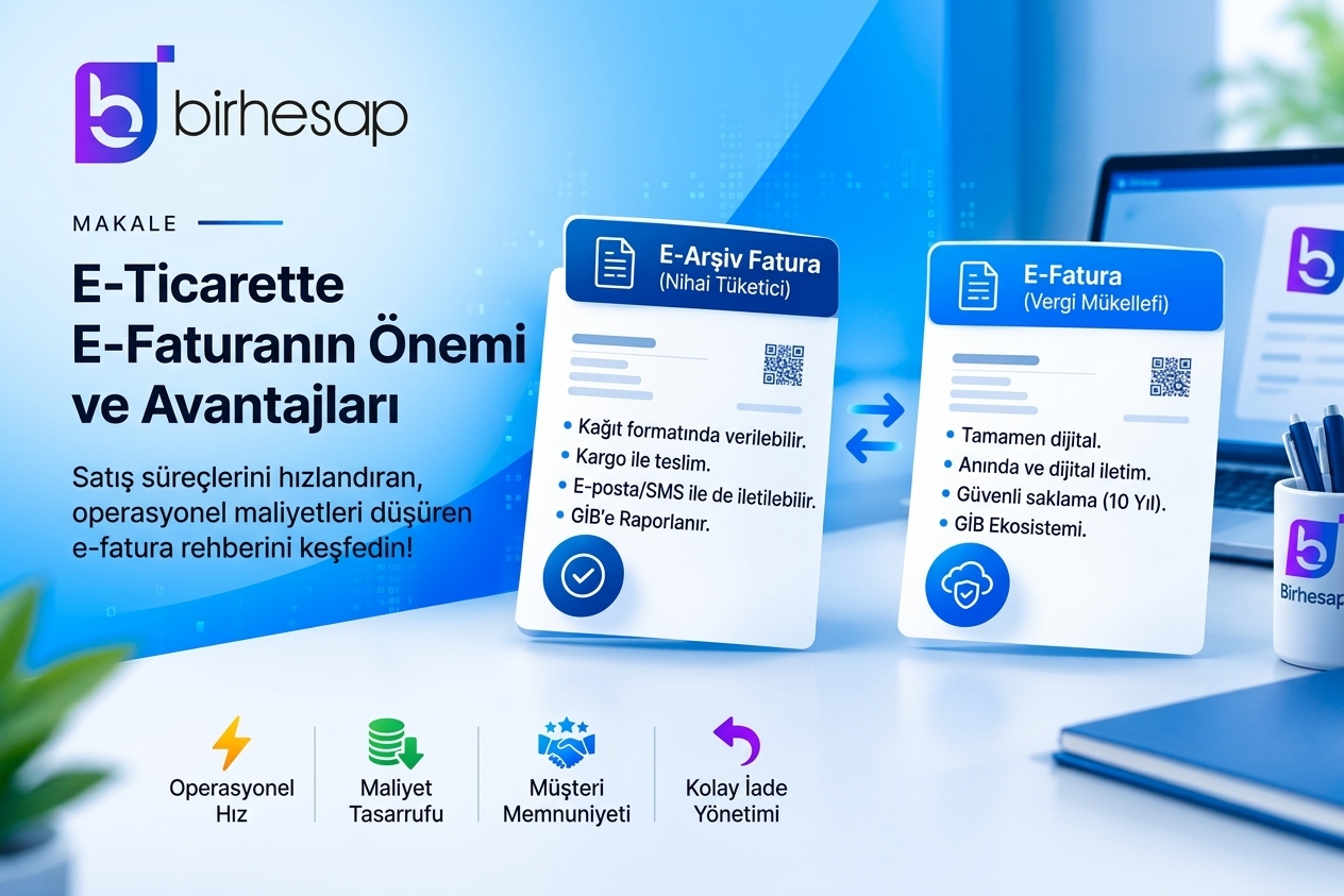 e-ticarette e-faturanın önemi ve avantajları