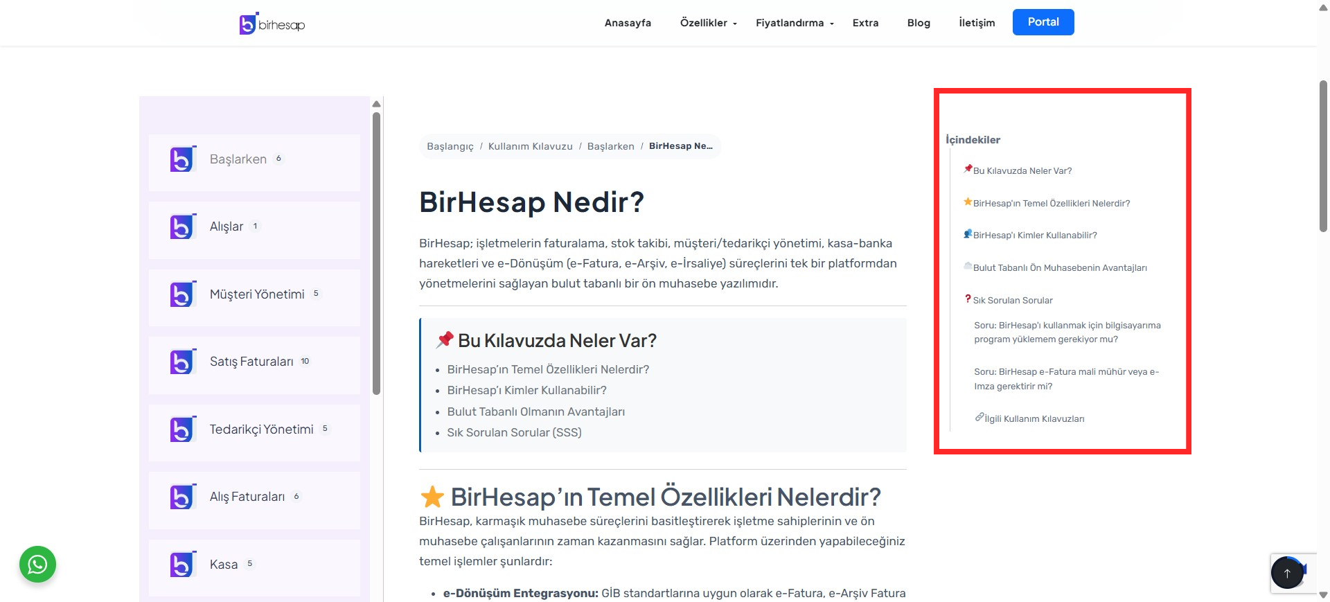 Makale İçi İçindekiler Bağlantıları